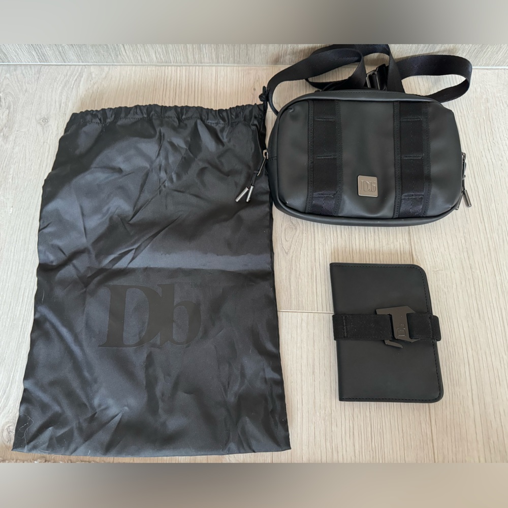 Black DB Journey Crossbody Set